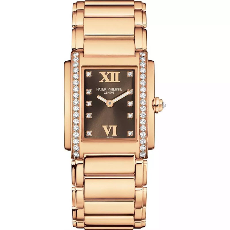 Đồng Hồ Patek Philippe Twenty-4 4910/11r-010 25*30mm Dây Vàng Nguyên Khối