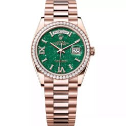 Đồng Hồ Rolex Day-Date 128345RBR-0068 Everose Diamond 36mm Chính Hãng