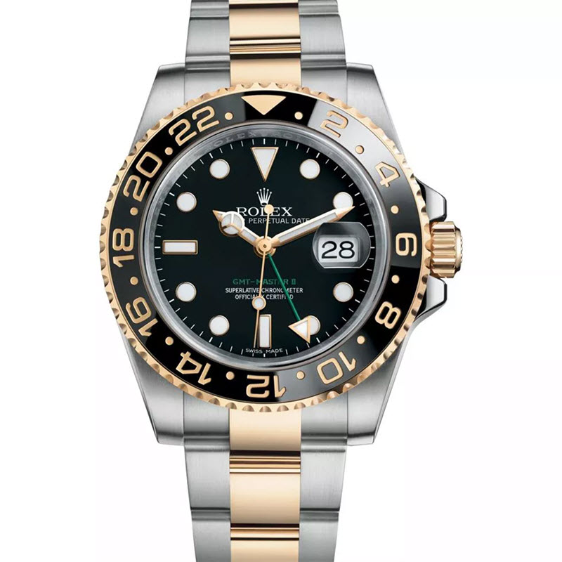Đồng Hồ Rolex GMT-Master II M116713LN-0001 40mm Dây Demi