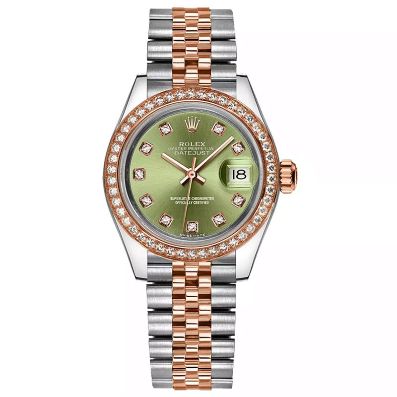 Đồng Hồ Rolex Oyster Perpetual 279381RBR-0007 Datejust Xanh Olive 28mm