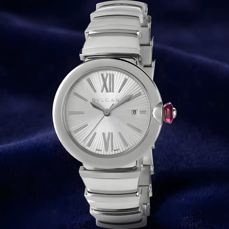 đồng hồ nữ bvlgari lvcea 102219 mặt bạc 33mm