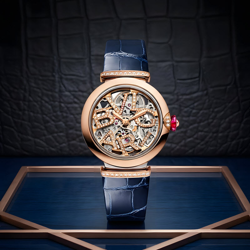 đồng hồ bvlgari lvcea skeleton 103502 automatic 33mm