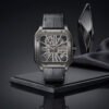 đồng hồ cartier santos de cartier skeleton whsa0009