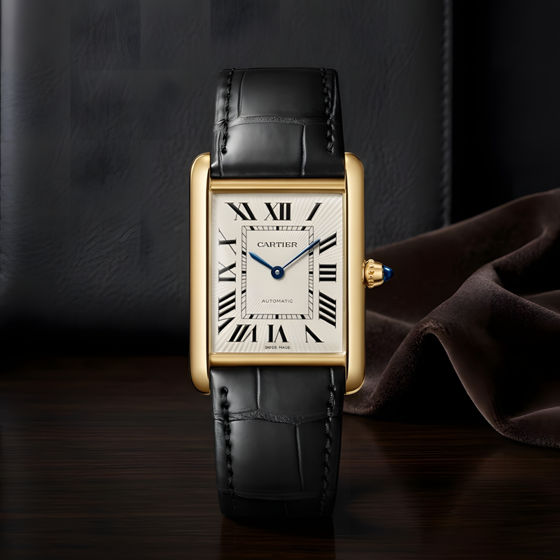 đồng hồ cartier tank louis cartier crwgta0357