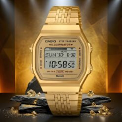 Đồng Hồ Casio ABL-100WEG-9ADF – Bluetooth, Đếm Bước, Chỉnh Giờ Tự Động