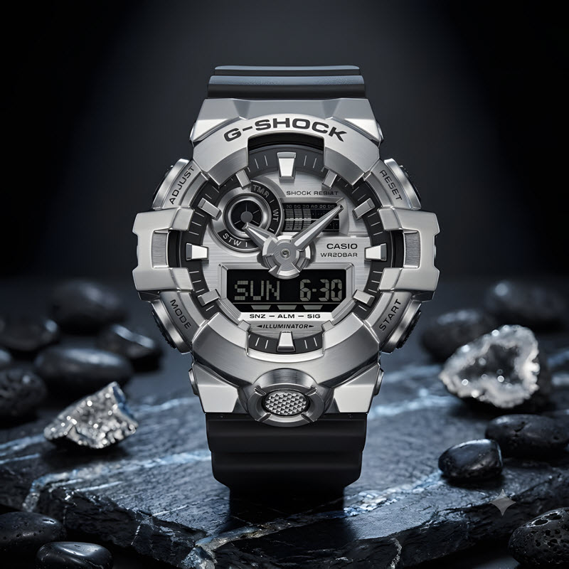 đồng hồ casio g-shock gm-700-1adr