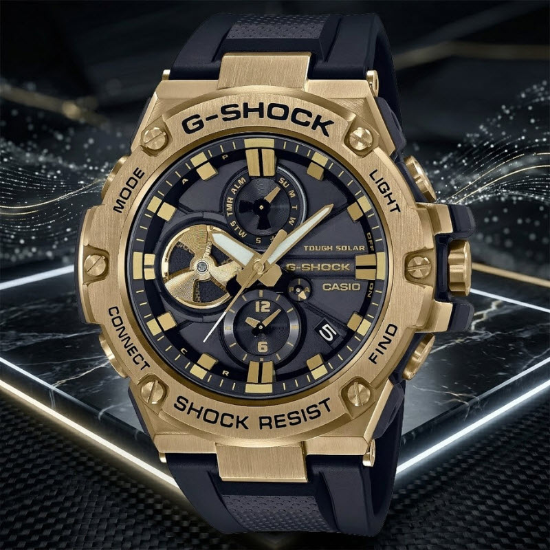 đồng hồ casio g-shock gst-b100gb-1a9dr