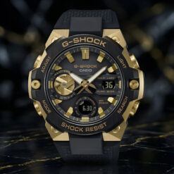 Đồng Hồ Casio G-Shock GST-B400GB-1A9DR Màu Đen Vàng Bản Dây Nhựa
