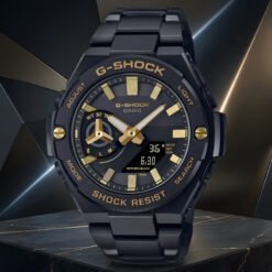 Đồng Hồ Casio G-Shock GST-B500BD-1A9DR Màu Đen Vàng Dây Thép Lịch Lãm
