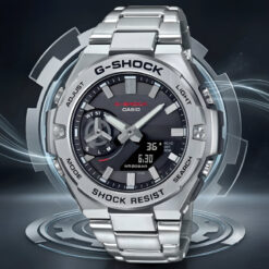Đồng Hồ Casio G-Shock GST-B500D-1ADR Tough Solar Bạc Thép Hiện Đại