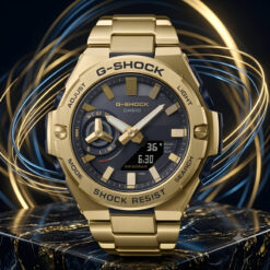 Đồng Hồ Casio G-Shock GST-B500GD-9ADR Carbon Core Guard Dây Thép Vàng