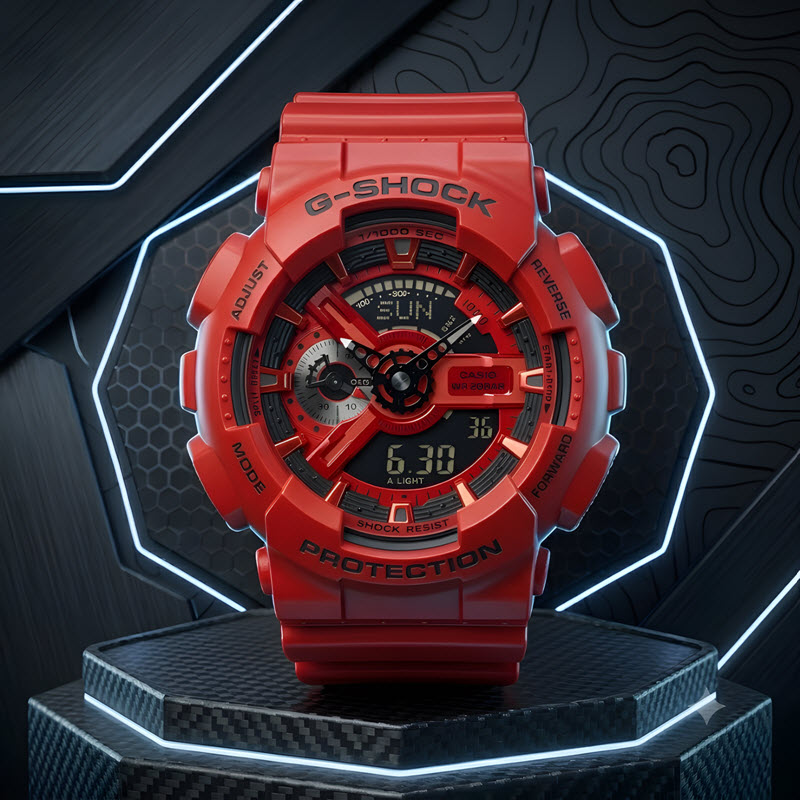 đồng hồ casio g-shock ga-110rrb-4adr