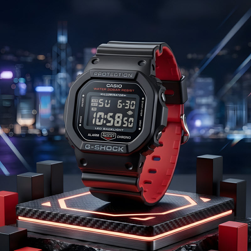 đồng hồ casio g-shock dw-5600uhr-1dr
