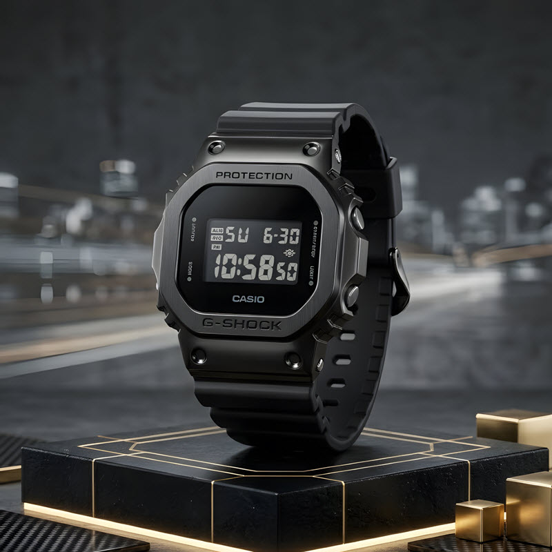 đồng hồ casio g-shock gm-5600ub-1dr