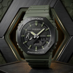 Đồng Hồ Casio G-Shock Utility GA-2110SU-3ADR Màu Xanh Cao Cấp