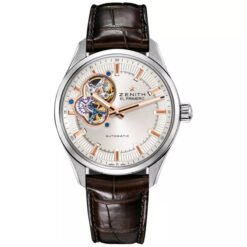 Đồng Hồ Lộ Cơ Zenith El Primero Synopsis Watch 40mm Dây Da Nâu Sang Trọng