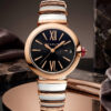 đồng hồ nữ bvlgari lvcea 102192 mặt đen 33mm