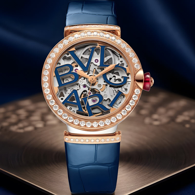 đồng hồ nữ bvlgari lvcea skeleton 103304
