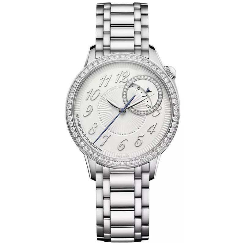 Đồng Hồ Vacheron Constantin Egérie 4605F/110A-B495 Watch 35mm Viền Kim Cương
