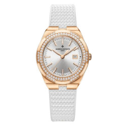 Đồng Hồ Vacheron Constantin Overseas 1205V/000R-B592 33mm Trắng Viền Kim Cương