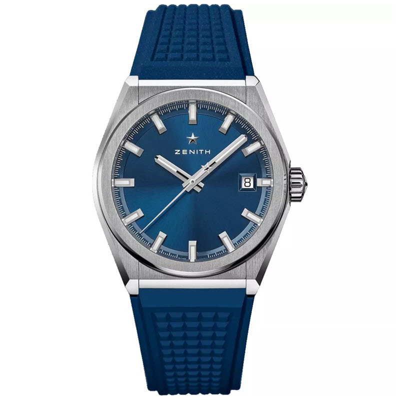 Đồng Hồ Zenith Defy 95.9000.670/51.R790 Classic Watch 41mm Xanh Dây Cao Su