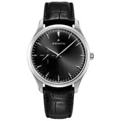 Đồng Hồ  Zenith Mens Stainless Steel Leather 03.2010.681/21.C493 40mm Đen Siêu Mỏng