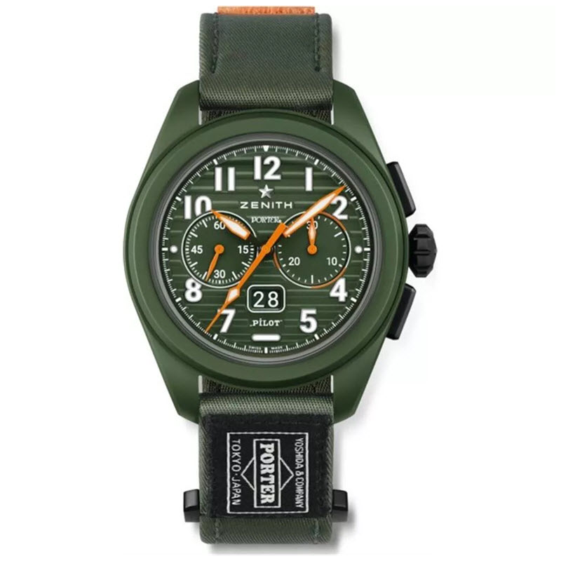 Đồng Hồ Zenith Pilot 49.4001.3652/63.I001 Big Date Flyback Porter Limited Edition Watch 42.5mm