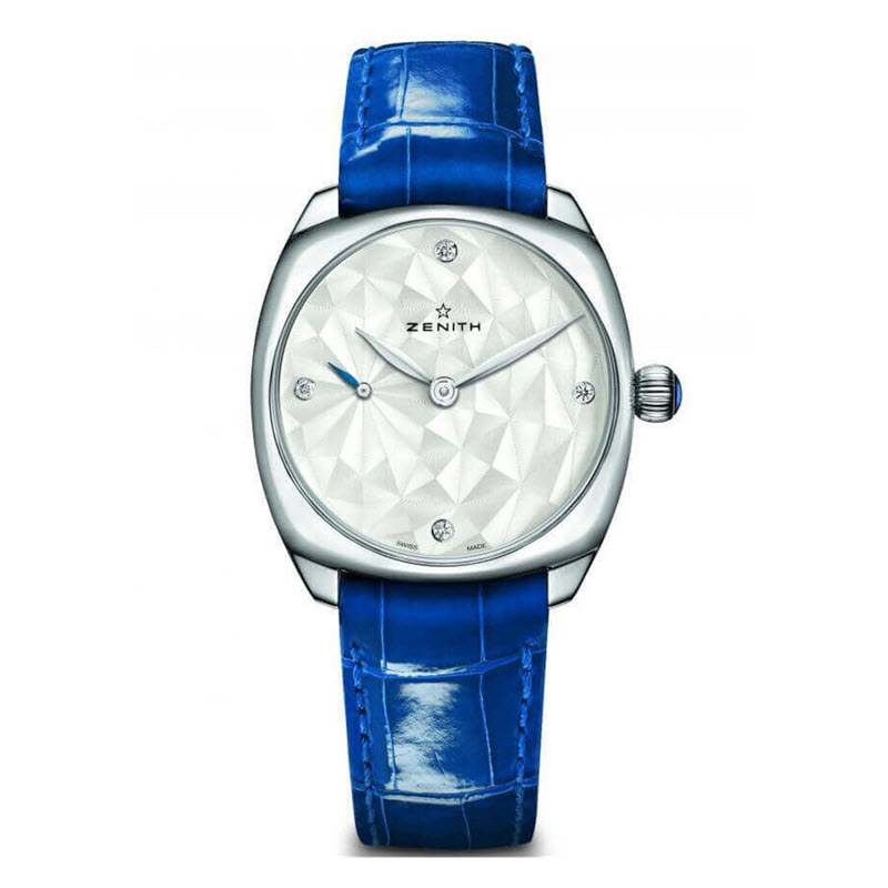 Đồng Hồ Zenith Star White Lacquered Watch 03.1971.681/80.C754 33 x 33mm Chính Hãng