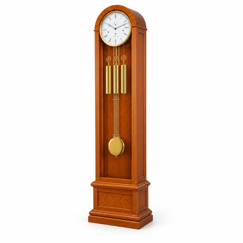 Đồng Hồ Cây Hermle 01087-160461 – Trữ Cót 8 Ngày, Dạo Nhạc Westminster Mỗi 15 Phút Và Tự Tắt Chuông Ban Đêm - Ảnh 4