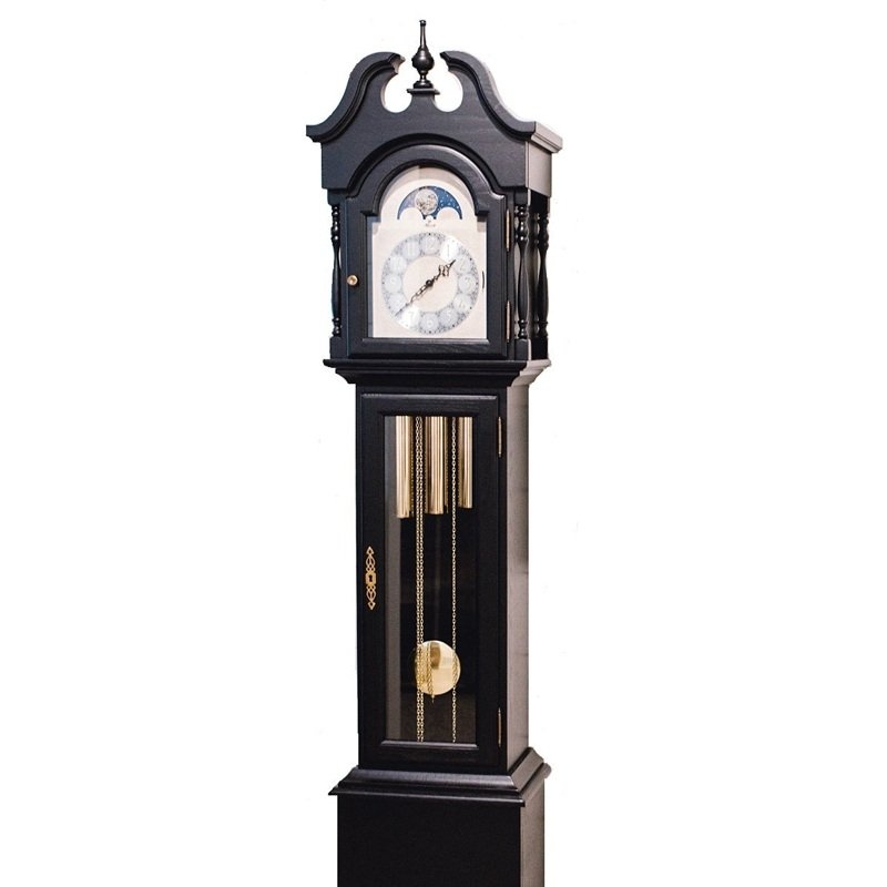 Đồng Hồ Cây Hermle 010890-740451 – 5 Gông Westminster, Lịch Tuần Trăng Và Ngắt Chuông Ban Đêm - Ảnh 2
