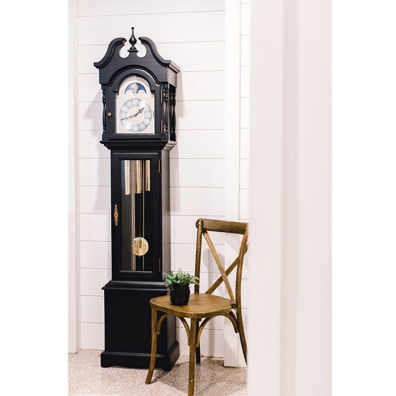 Đồng Hồ Cây Hermle 010890-740451 – 5 Gông Westminster, Lịch Tuần Trăng Và Ngắt Chuông Ban Đêm - Ảnh 3