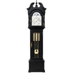 Đồng Hồ Cây Hermle 010890-740451 – 5 Gông Westminster, Lịch Tuần Trăng Và Ngắt Chuông Ban Đêm