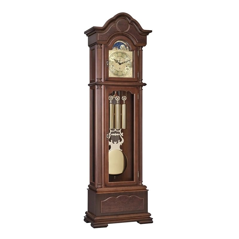 Đồng Hồ Cây Hermle 01093-031161 – Lịch Tuần Trăng, Dạo Nhạc Mỗi 15 Phút Và Tự Tắt Chuông Ban Đêm - Ảnh 2
