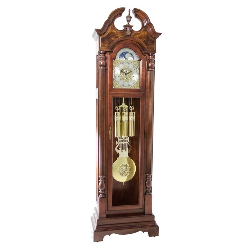 Đồng Hồ Cây Hermle 010993-N91161 – Westminster Theo Quý Giờ, Moonphase Và Tự Tắt Chuông Ban Đêm - Ảnh 2