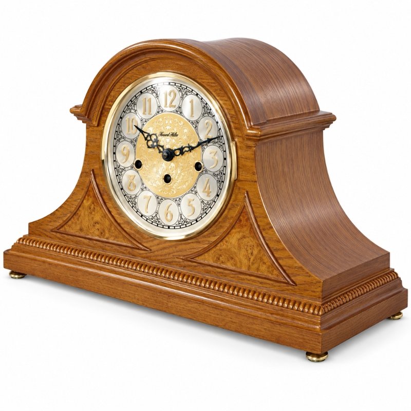 Đồng Hồ Để Bàn Hermle 21130-I90340 – Máy Cơ Trữ Cót 8 Ngày Lên Cót Tay, Westminster, Nghỉ Chuông Ban Đêm - Ảnh 3