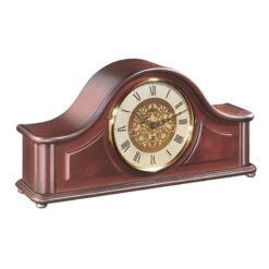 Đồng Hồ Để Bàn Hermle 21142-070340 – Chất Liệu Gỗ Gụ, Máy Cơ 3 Ổ Cót, Chuông Westminster, Lên Cót Tay
