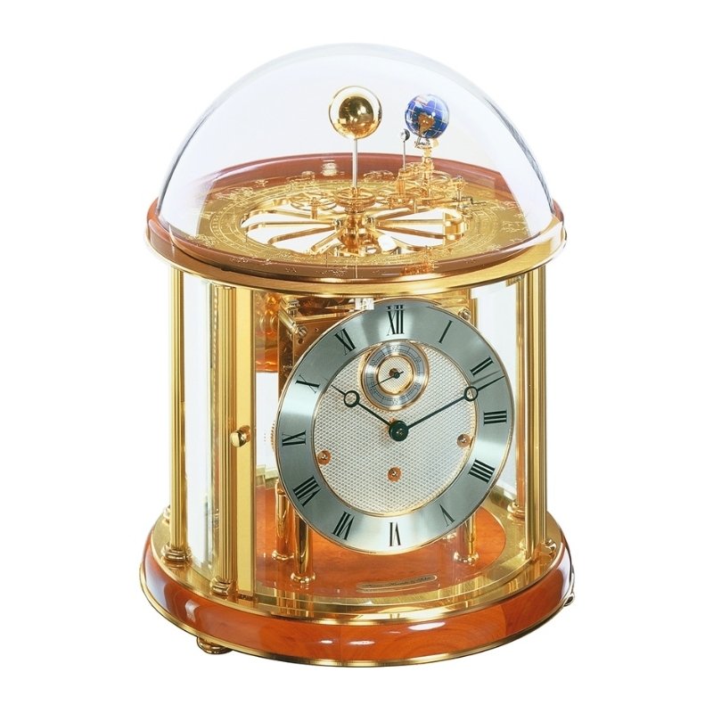 Đồng Hồ Để Bàn Hermle 22805-160352 – Tellurium Độc Đáo, Lịch Thiên Văn, Chuông Westminster