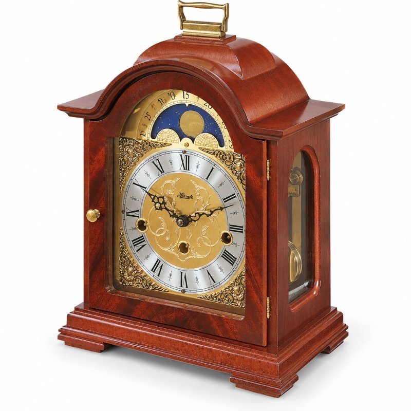 Đồng Hồ Để Bàn Hermle 22864-070340 – Dấu Ấn Cơ Khí Đức Với Moonphase, Trữ Cót 8 Ngày Và Điểm Chuông Theo Giờ - Ảnh 3