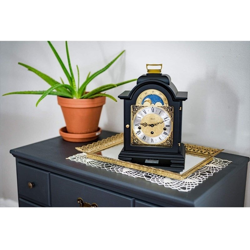 Đồng Hồ Để Bàn Hermle 22864-740340 – Vẻ Đẹp Cổ Điển Với Moonphase, Trữ Cót 8 Ngày Và Chuông Westminster - Ảnh 4