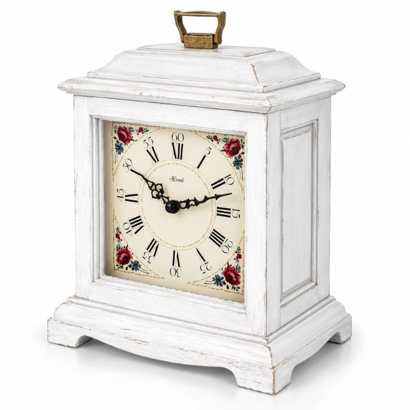 Đồng Hồ Để Bàn Hermle 22915-V62114 – Bộ Máy Quartz Chạy Pin, Chuông Westminster Và Tự Động Tắt Chuông Ban Đêm - Ảnh 3