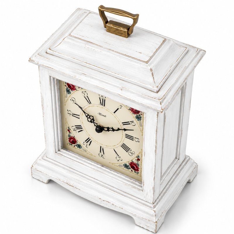 Đồng Hồ Để Bàn Hermle 22915-V62114 – Bộ Máy Quartz Chạy Pin, Chuông Westminster Và Tự Động Tắt Chuông Ban Đêm - Ảnh 4