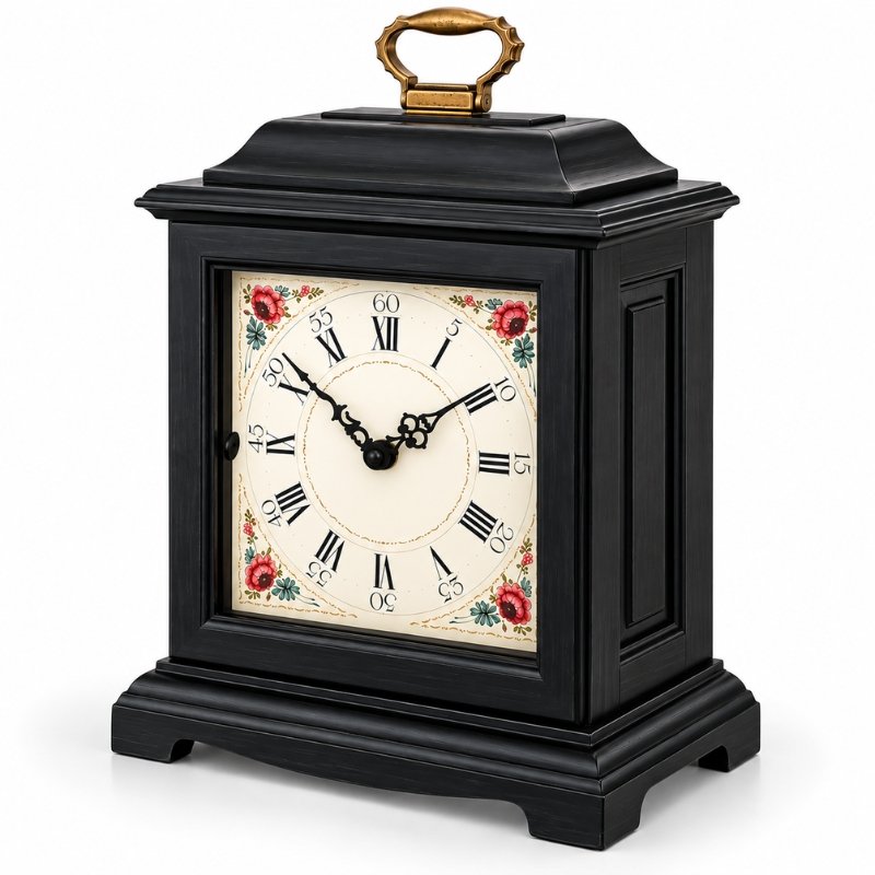 Đồng Hồ Để Bàn Hermle 22915-V82114 – Máy Quartz Chạy Pin, Chuông Westminster Và Tắt Chuông Ban Đêm - Ảnh 3