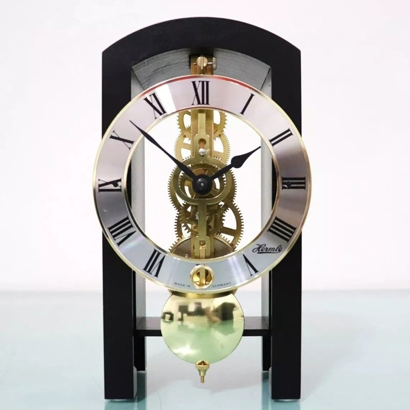 Đồng Hồ Để Bàn Hermle 23015-740721 – Máy Cơ Skeleton, Tích Cót 14 Ngày Và Quả Lắc Chuyển Động - Ảnh 2
