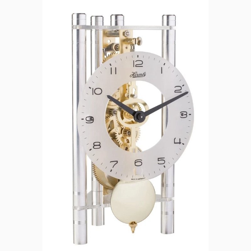 Đồng Hồ Để Bàn Hermle 23025-X40721 – Bộ Máy Skeleton Tinh Xảo, Quả Lắc Cơ Học Và Khả Năng Trữ Cót 8 Ngày - Ảnh 3