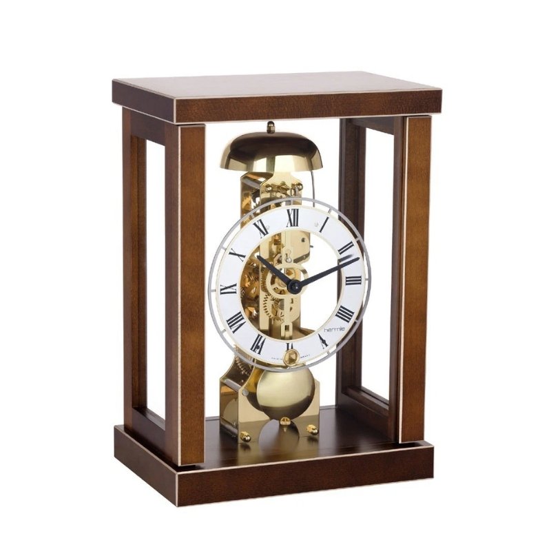 Đồng Hồ Để Bàn Hermle 23056-030791 – Bộ Máy Skeleton, Trữ Cót 14 Ngày Và Chuông Báo Giờ Cơ Học - Ảnh 2