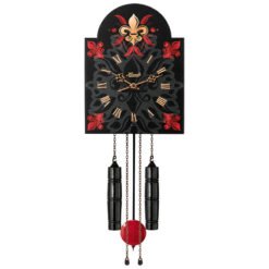 Đồng Hồ Treo Tường Hermle 61025-000261 – Bộ Máy Cơ 8 Ngày, Tạ Kéo Không Dùng Pin, Điểm Chuông Mỗi Nửa Giờ