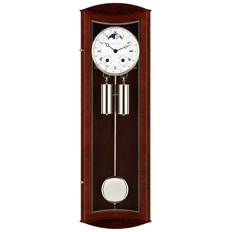 Đồng Hồ Treo Tường Hermle 70650-070058 – Máy Cơ Trữ Cót 1 Tuần, Chuông Nửa Giờ, Báo Giờ Theo Tiếng