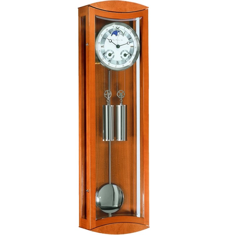 Đồng Hồ Treo Tường Hermle 70650-160058 – Máy Cơ Truyền Động Cáp, Lịch Tuần Trăng Và Chuông Gong Sang Trọng - Ảnh 2