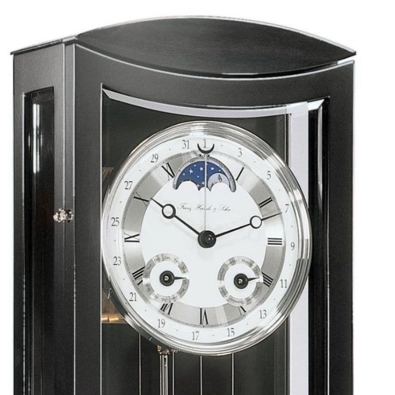 Đồng Hồ Treo Tường Hermle 70650-740058 – Máy Cơ Tạ Kéo, Lịch Tuần Trăng Và Con Lắc Chuyển Động Nghệ Thuật - Ảnh 3
