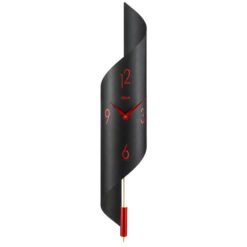 Đồng Hồ Treo Tường Hermle 70869-292200 – Máy Quartz Chạy Pin, Con Lắc Chuyển Động Và Thiết Kế Uốn Xoắn Độc Đáo